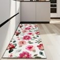 thumbnail image 4 of Pioneer Flower Floral Print Pattern Kitchen Rug Mat,Kitchen Runner Rugs Non Skid Washable,Decorative Kitchen Floor Mats for Kitchen,Sink,Laundry,17"X47", 4 of 5