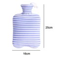 thumbnail image 2 of Hot Water Bottle with Fleece Cover Hot Water Bag for Pain Relief, 2 of 5