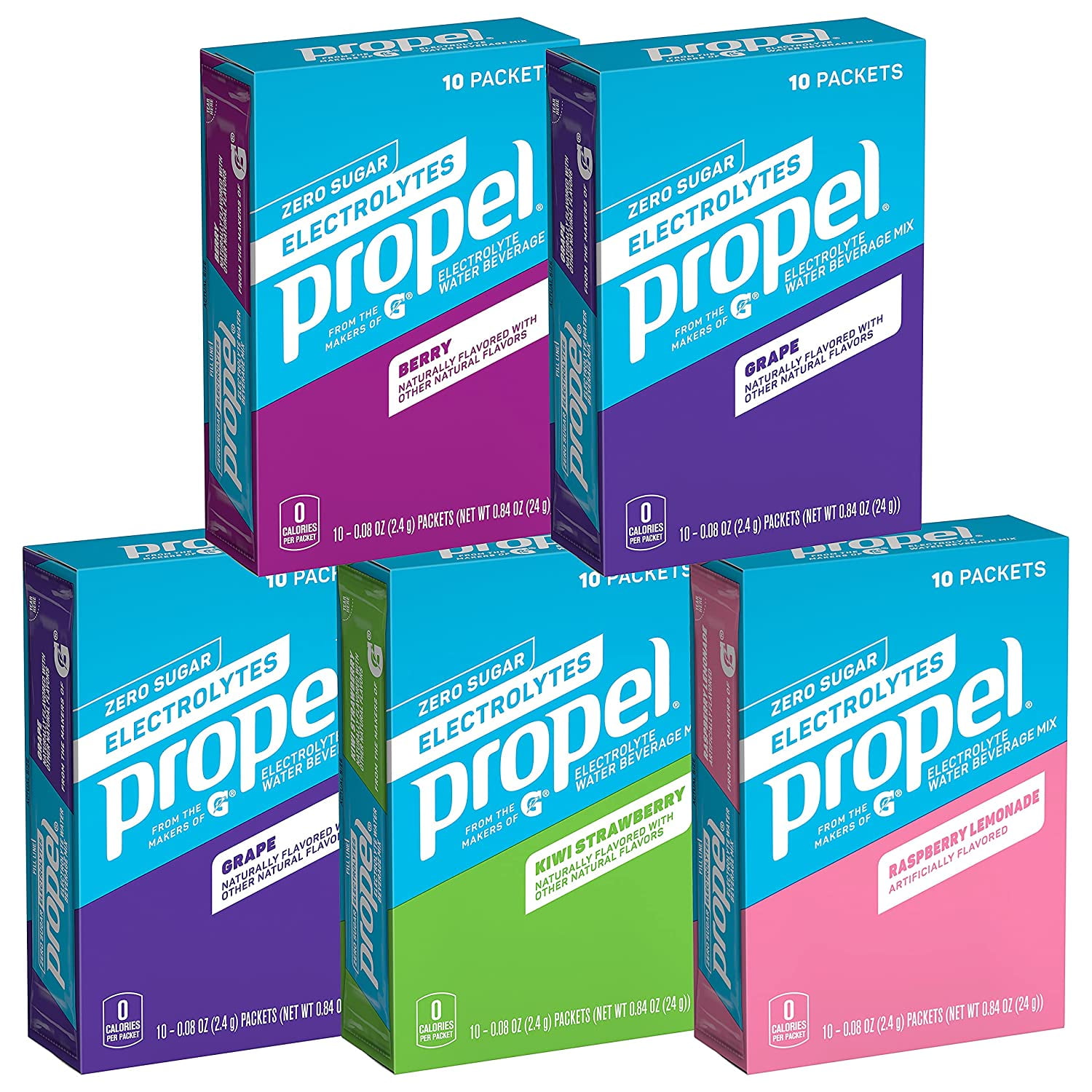 Are Propel Packets Good For You Propel Powder Packets 4 Flavor Variety Pack With Electrolytes, Vitamins