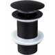 thumbnail image 1 of Elegante tapón de drenaje emergente para lavabo de baño, construcción de latón macizo, acabado resistente a la corrosión para lavabos sin rebosadero, instalación sin herramientas, adecuado para, 1 of 5