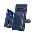 thumbnail image 6 of Decase Card Holder Case Compatible with Google Pixel 7 Pro (6.7"-inch 2022),Shockproof Magnetic Hybrid Leather Wallet Case Cover with Credit Card Holder for Google Pixel 7 Pro, Darkblue, 6 of 7