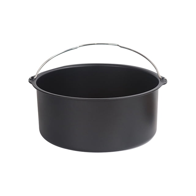 GOOHOCHY Olla para freír, sartén pequeña para el hogar, cesta para hornear, utensilios de cocina, herramienta para freír en casa y restaurante.