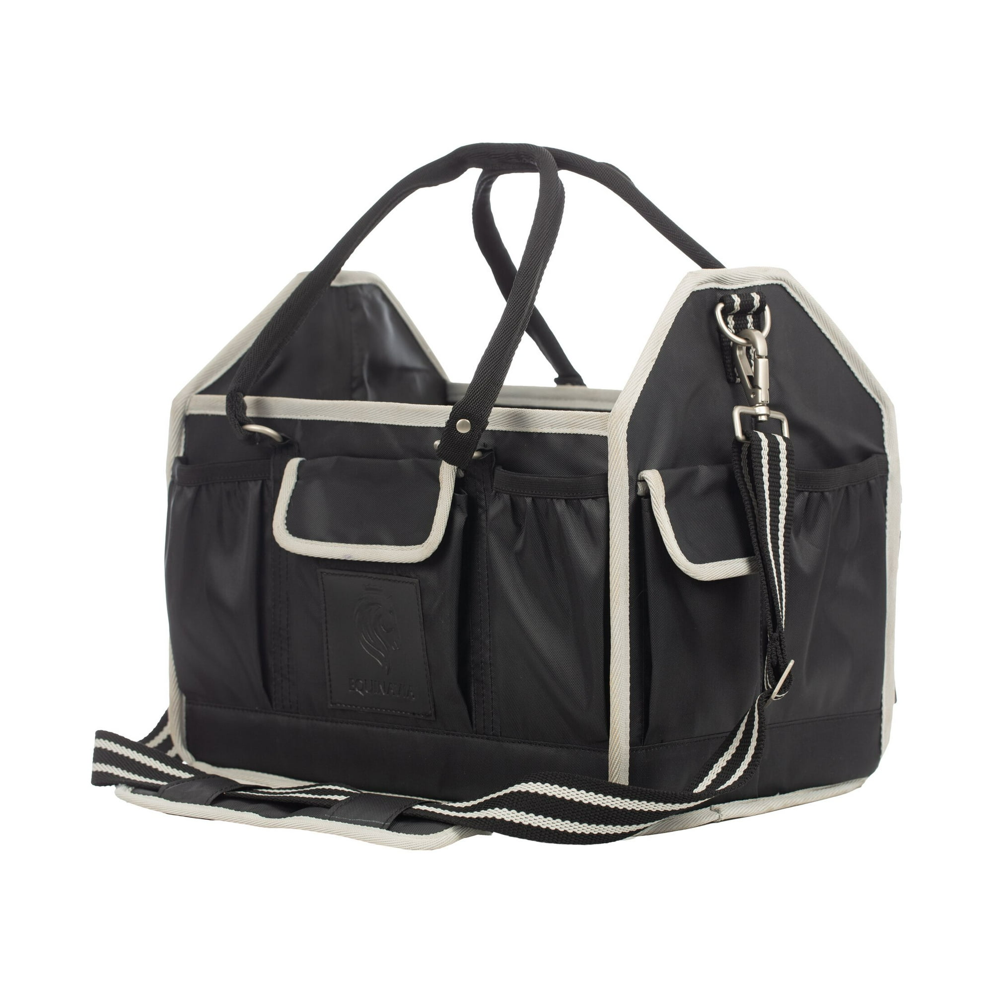 Equinavia Darby Large Collapsible Grooming Tote Bag for Horses Dogs Cats | Organizer with Shoulder Strap | 9 x 13 x 12