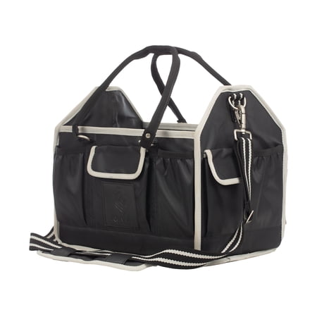 Equinavia Darby Large Collapsible Grooming Tote Bag for Horses Dogs Cats | Organizer with Shoulder Strap | 9 x 13 x 12