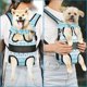 thumbnail image 5 of Brillar Mochila transportadora para mascotas, mochila frontal ajustable para mascotas, mochila con patas hacia fuera para perros medianos y grandes, bolsa de pecho para mascotas,, 5 of 5