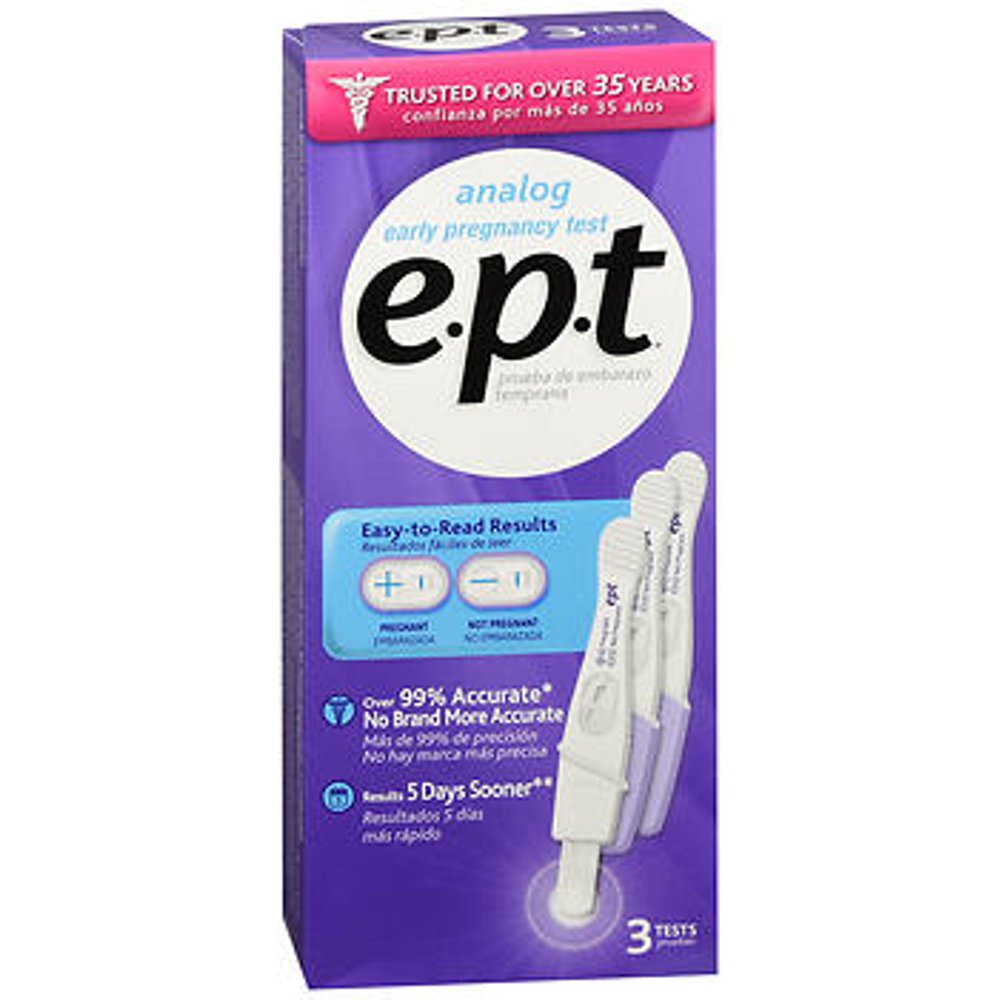 E.P.T. Early Pregnancy Test 3 CT