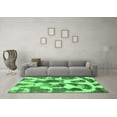 thumbnail image 3 of Ahgly Company Indoor Rectangle Oriental Emerald Green Modern Area Rugs, 7' x 10', 3 of 4