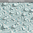 thumbnail image 5 of Circle Dog Crate Cover, Eastern Style Compact Design Ocean Inspired Wavy Lines and Polka Dots Aquatic, Easy to Use Pet Kennel Cover for Medium Large Dogs, 35" x 23" x 27", Sky Blue White, by Ambesonne, 5 of 6