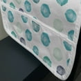 thumbnail image 3 of Aqua Microwave Oven Cover, Hand Painted Style Round Shapes Pattern in Different Pastel Colors Abstract Design, Water Resistant Organizer with Pockets for Kitchen, 36" x 12", Multicolor, by Ambesonne, 3 of 4