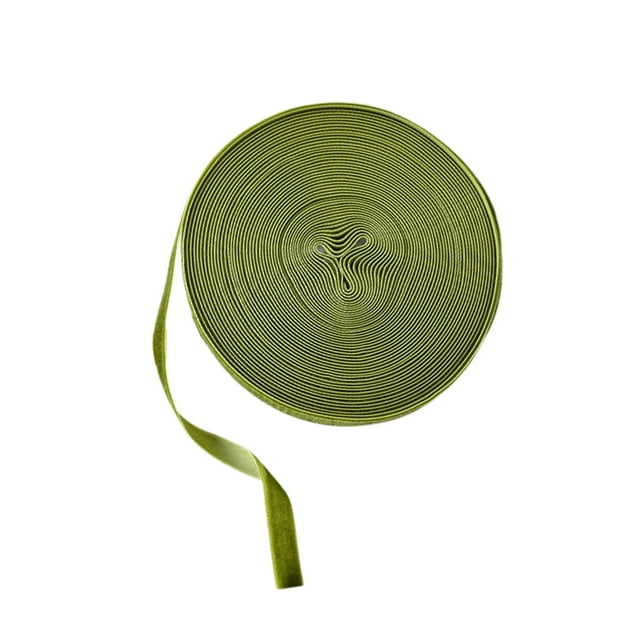 Cinta de terciopelo navideña, decoración navideña, manualidades, cintas decorativas multiusos, cinta para envolver regalos, cinta para coronas navideñ Verde