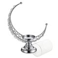 thumbnail image 4 of Moon Shaped Candle Holder Crystal Candlestick Candle Holder, 4 of 5
