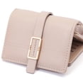 thumbnail image 4 of Cartera corta de verano para mujer, billetera pequeña coreana de color sólido con hebilla fresca y plegable para mujer, 4 of 6