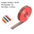 thumbnail image 2 of Cable de cinta plana arcoíris IDC 12P 1.27mm de paso 5 metros/16.4 pies de largo, 2 of 2