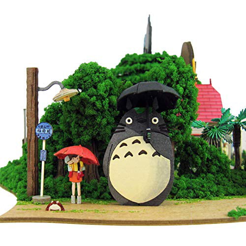 Sankei Studio Ghibli Series My Neighbor Totoro Totoro Diorama Paper Craft  MK07-35// Painting