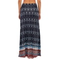 thumbnail image 3 of Gvmfive Women Summer Boho Printed High Waist Long Maxi Skirt, 3 of 4
