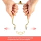thumbnail image 2 of 4x Soporte de Arpa de Pantalla de Lámpara de 7 Pulgadas Kit de Arpa de Lámpara Ajustable E14,E26,E27 Adaptador de Base de Luz de Cuerno Dorado Soporte de Pantalla, 2 of 5