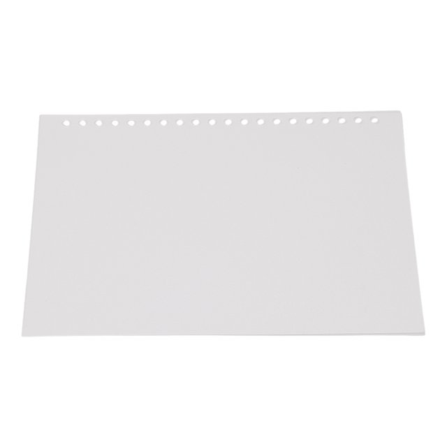 Binding Covers, 50Pcs Sheet Protector Paper Binding Cover Clear Book Cover Matte A5 20 Holes PP Plastic for Presentation