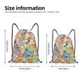 thumbnail image 2 of Pofeuu Moriah Elizabeth for Water-Resistant 210D Drawstring Bag Compact Foldable Design Gym Yoga Travel Essentials Lightweight Carryall-Medium, 2 of 6