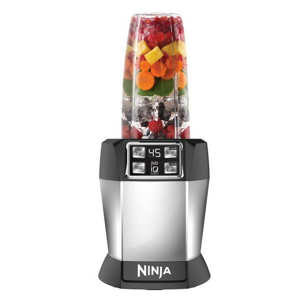 Nutri Ninja® Personal Blender with Auto iQ®, 1000 Watts, 2 To-Go Cups, BL480D -