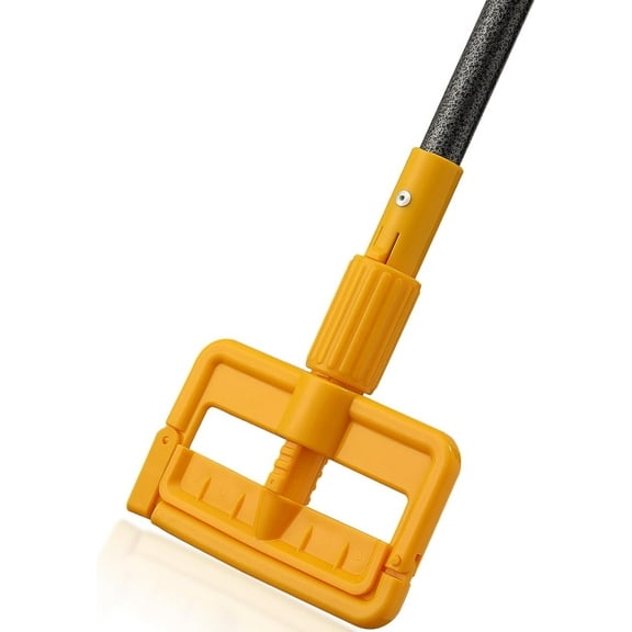 LCOKEIY 60 inch Metal Mop Handle for Industrial Household Floor Cleaning, 1 Pack