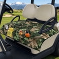 thumbnail image 3 of Psesaysky Golf Cart Seat Covers Forest Hunting Camo Golf Cart Seat Blanket with 4 Pockets and Handle, Non-slip Universal Fit for EZGO, Yamaha, Club Car and Other 2-Seat Carts, 51"x 30.3", 3 of 8