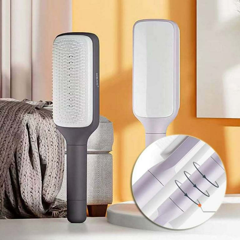 4 In 1 Self Cleaning Hair Brush New Self-Cleaning Anti 4 In 1 Self Cleaning Hair Brush New Self-Cleaning Anti