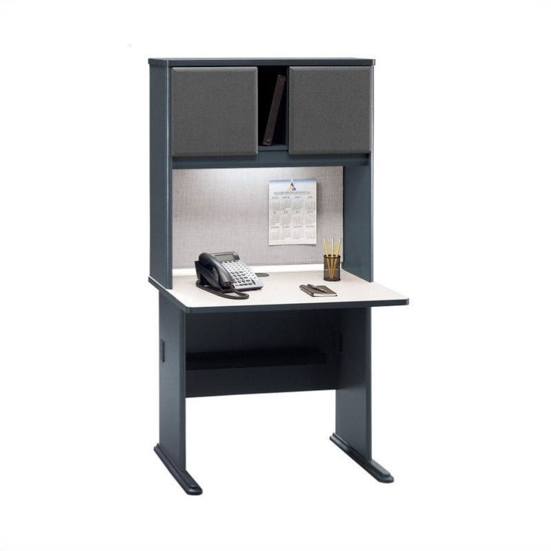Bush Business Furniture Series A 36 Computer Desk With Hutch In Computer Desk With Hutch