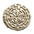 thumbnail image 2 of Amzcrzy Corn Husk Woven Coasters 15 Cm Natural Corn Husk Woven Coasterss Home Coasterss and Heat-Resistants Mat Woven Rustics Style Rattan Table Mat Home and Kitchen Kitchen & Dining, 2 of 6