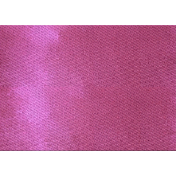 Ahgly Company Machine Washable Indoor Rectangle Transitional Deep Pink Area Rugs, 2' x 5'