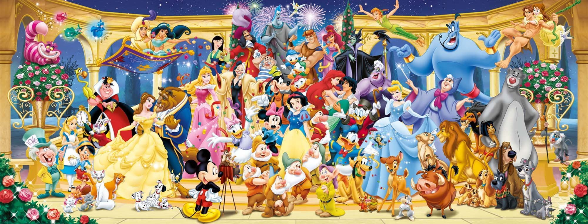 Ravensburger Disney Panoramic Jigsaw Puzzle (1000 Piece) Box is slightly shop worn