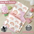 thumbnail image 5 of AOLOA Toddler Nap Mat with Pillow and Blanket, Personalized Name Toddler Sleep Mat, Extra Large Rolled Napping Mats, Washable, Light, for Kids Girls Daycare Preschool Travel（Rainbow）(Fixed Size), 5 of 7