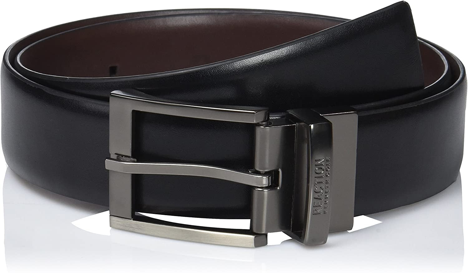 Plaque Buckle Belt Kenneth Cole Men's Belts Plaque Buckle
