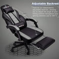 thumbnail image 6 of Bossin Gaming Chairs with Footrest,Massage Leather Game Chair for Adults,Big and Tall Gamer Chair with Headrest and Lumbar Support, 6 of 9