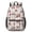 Fireman and Puppy, variant on Fireman and Glove White Pattern 17" School Backpacks for Teens,Waterproof Oxford Fabric,S-Shape Padded Straps for School,Travel,Hiking,Camping