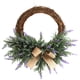 thumbnail image 5 of Injueey Guirnalda de lavanda de Navidad TureClos, decoración de fiesta de ventana de pared, adorno de puerta delantera, de flores artificiales Decoración Injueey HA1684-00, 5 of 5