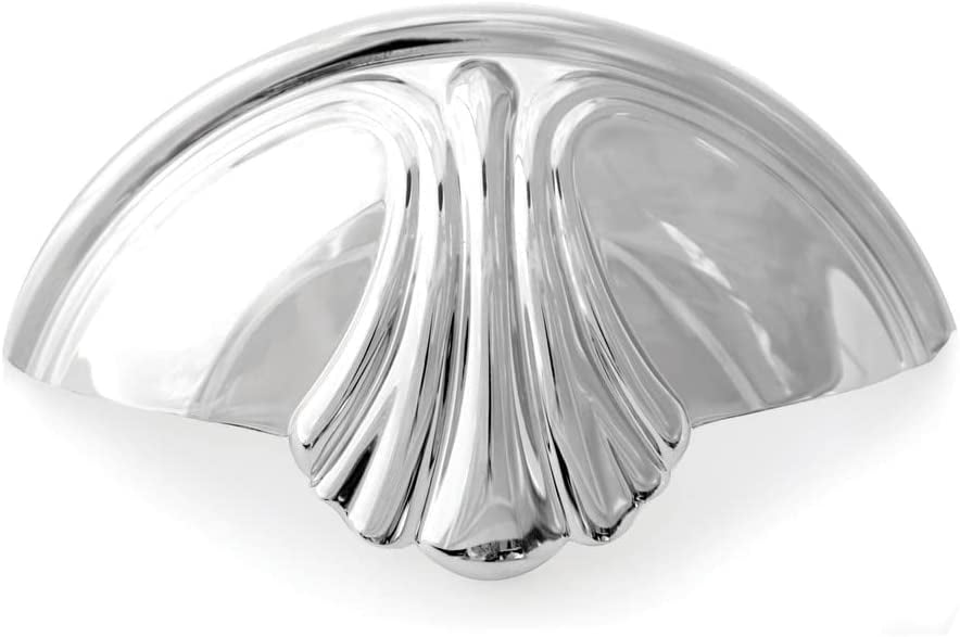 Alno A1509-PB/NL Venetian 3" Center To Center Shell Cup Decorative Cabinet Pull - Brass
