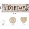 thumbnail image 4 of GRNSHTS Family Birthday Board DIY Wooden Calendar Wall Hanging Birthday Reminder Plaque,with 100 Wooden Tags,Great Gift for Mom Grandma,Days to Remember (Birthdays Style), 4 of 15