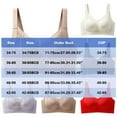 thumbnail image 3 of UPPADA Wireless Front Button Bras for Women Full Coverage Bras Plus Size Option Bras Back Support Bras Soft Cup Bras No Underwire Bras Daily Use Bras,Red,42, 3 of 5
