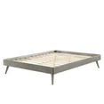 thumbnail image 3 of Platform Bed Frame, Twin Size, Wood, Grey Gray, Modern Contemporary Urban Design, Bedroom Master Guest Suite, 3 of 7