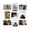 white, variant on 9-Opening Black Picture Frame Collage 4x6 Photo Gallery Display for Home, Family, Friends Wall Hanging Collection