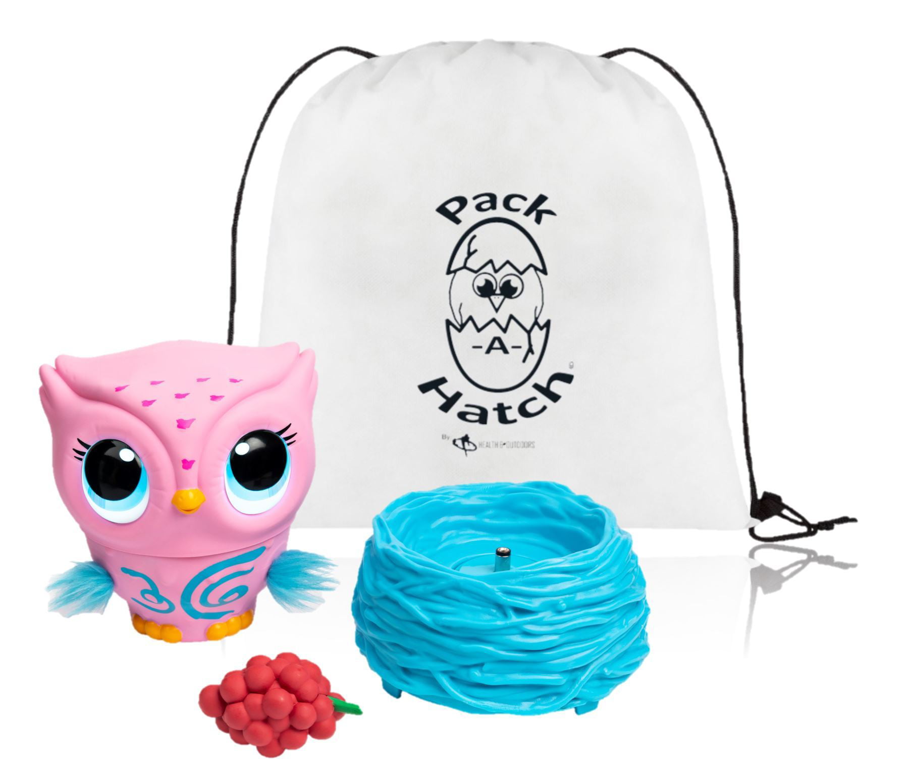 Flying Baby Owl Interactive Toy with Lights and Sounds Owleez Owleez Pink 