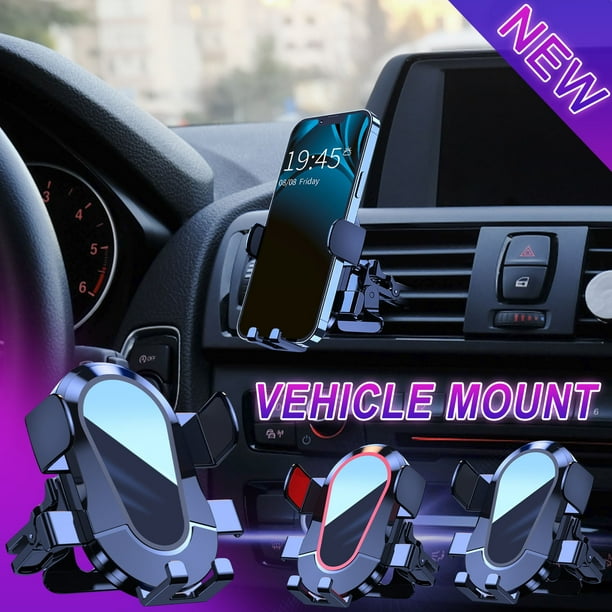 Rebajas Grandes, Soporte para teléfono móvil de coche, consola central, tablero de instrumentos, navegación AR, soporte de toma de corriente multifunción para coche Akmoler