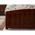 thumbnail image 4 of AFI Richmond Full Wood Platform Bed with Slatted Headboard and Footboard, Walnut, 4 of 7