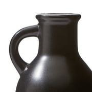 Better Homes & Gardens Black Ceramic Jug Vase, 8 in