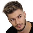 thumbnail image 1 of Peluca de pelo corto y liso para hombre, pelucas completas de uso diario para hombre guapo, 1 of 4
