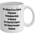 thumbnail image 2 of Classic Coffee Mug: It’s Okay If You Think Freestyle. - Great Present For Your Friends And Colleagues! - White 11oz, 2 of 2