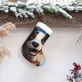 thumbnail image 6 of Disketp Playful Smile Cute Dog Christmas Stockings, Xmas Stocking for Family Holiday Season Décor, Personalized Holiday Indoor Decorations, 6 of 7