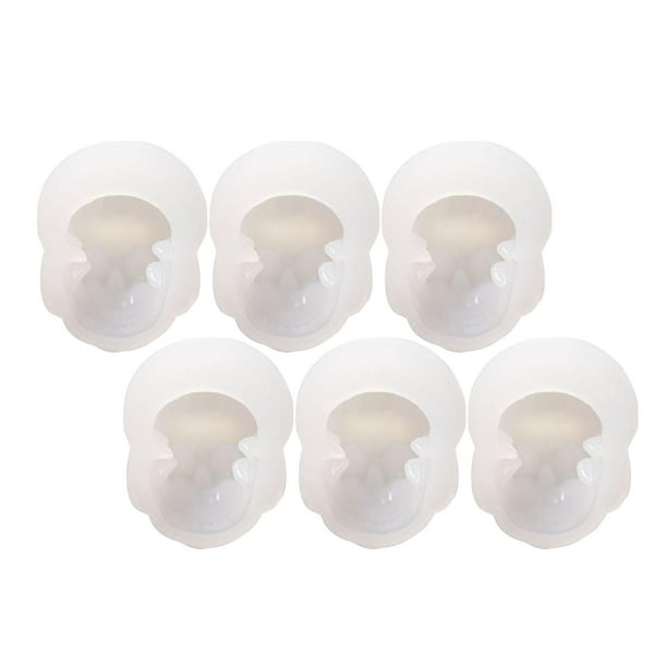 Molde de Silicona para Velas 3D Sunnimix Accesorios para Fotos Color Blanco Tamaño 25x35 mm