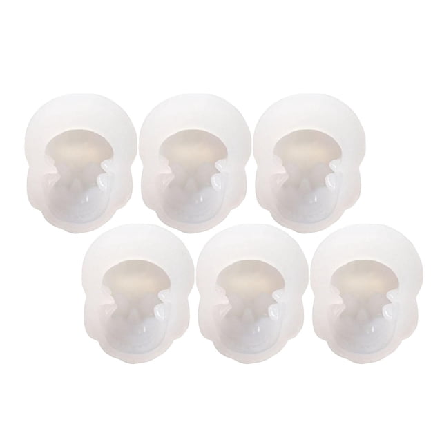 Molde de Silicona para Velas 3D Sunnimix Accesorios para Fotos Color Blanco Tamaño 25x35 mm