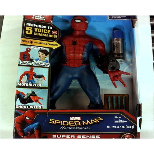 Details about   SPIDER-MAN B97041020 Homecoming Super Sense Figure 